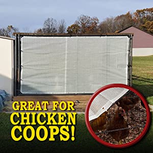 DAY STAR SHADES Extra Heavy Duty 14 MIL CLEAR Tarp 3 Ply Coated Reinforced Canopy 3 Layer