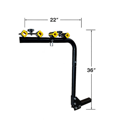Hitch Bike Rack for 4 Bikes – Fold-Down Trunk Access, Secure Locking System – 2"