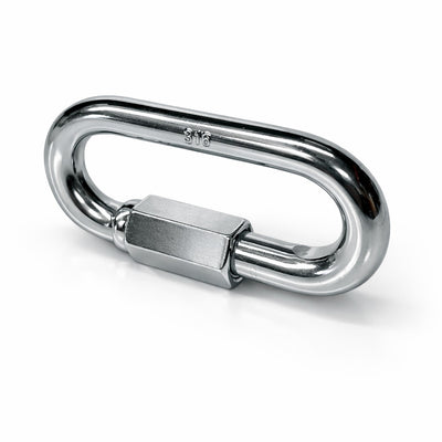 16-pc 316 Steel Quick Link Carabiners Set Heavy Duty 3/8" SCREW LOCK Type