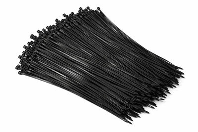 500 PCS Cable Ties Zip Ties 12 Inch Assorted Sizes Heavy Duty Nylon White Black