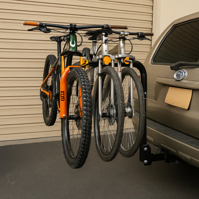 Hitch Bike Rack for 4 Bikes – Fold-Down Trunk Access, Secure Locking System – 2"