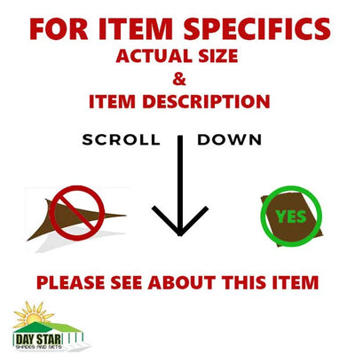 Day Star Shades EXTRA Heavy Duty 12 MIL BEIGE Tarp 3 Ply Coated Reinforced Canopy 3 Layer