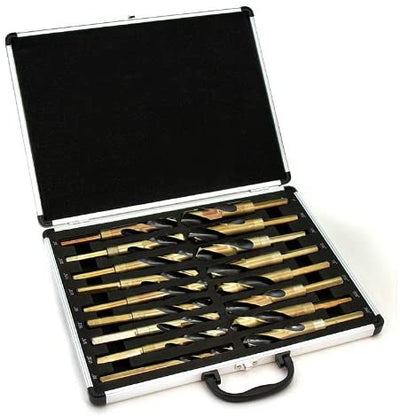 17 PC USA SILVER & DEMING BIT SET B/G SHORT SHANK