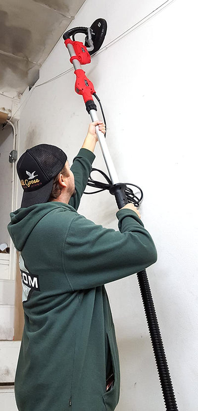 DryWall Vacuum Sander 800 Watt With Telescoping Pole And Carry Case