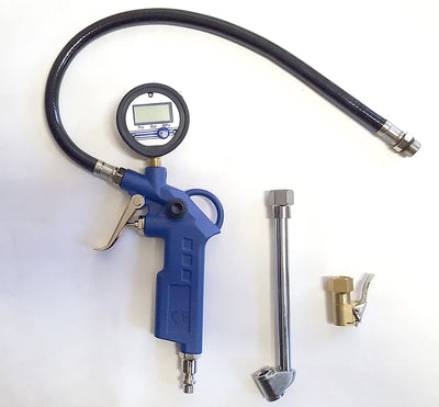 PSI KING Digital Air Pressure Gauge LCD Display Air Inflator Guage