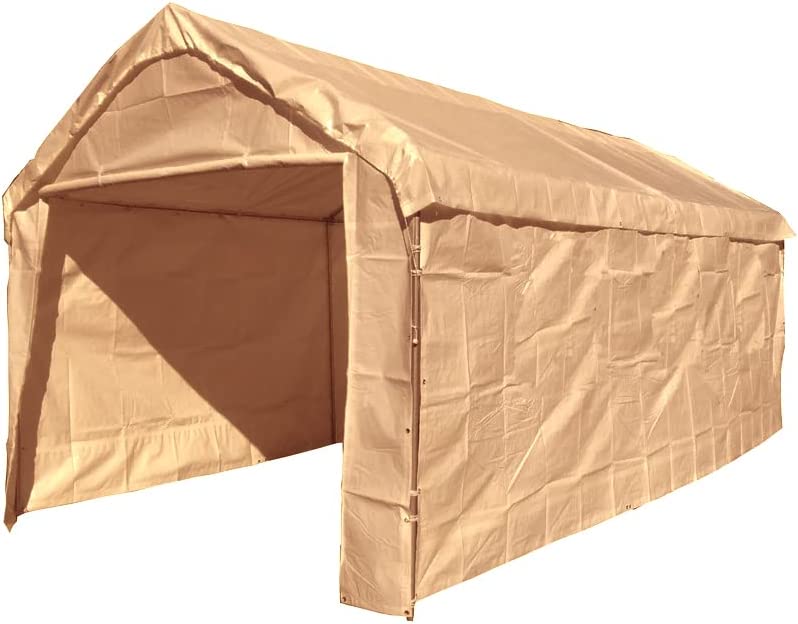 10 x 20 tarp 10X20 Canopy Tarp Set (5pc) Paneling and Top Set Valanced Tarp Kit Car