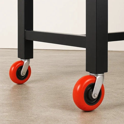 2 Pack 5 Inch Swivel Caster Wheel  Extra Heavy Duty Smooth Rolling, Polyurethane