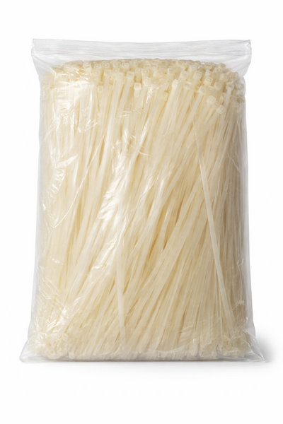 500 PCS Cable Ties Zip Ties 12 Inch Assorted Sizes Heavy Duty Nylon White Black