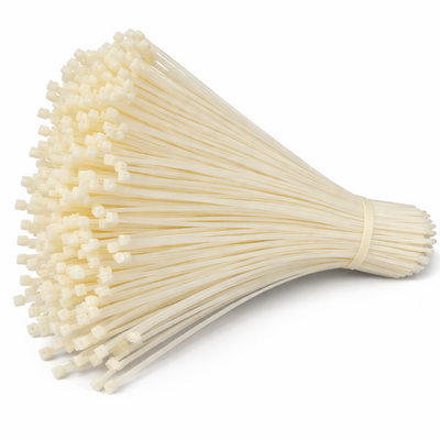 500 PCS Cable Ties Zip Ties 12 Inch Assorted Sizes Heavy Duty Nylon White Black