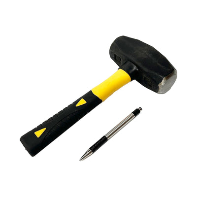 Voyager Tools 4 lb Drilling Hammer Fiberglass Handle