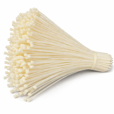 500 PCS Cable Ties Zip Ties 12 Inch Assorted Sizes Heavy Duty Nylon White Black
