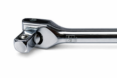 Voyager Tools 1/2 Drive 17" Flex Head Breaker Bar, Heavy-Duty Drop Forged