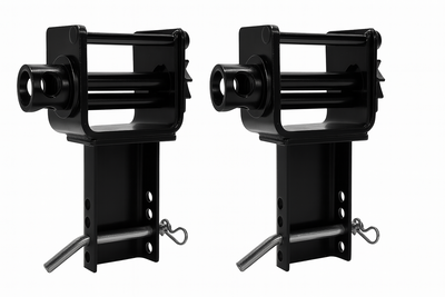 2 Pack Winch Flatbed Truck Trailer Winchs for 2"- 4" Winch Strap