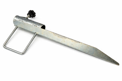Ocean Fishing Rod Holder & Multipurpose Umbrella Ground Stake Holder 18" Steel