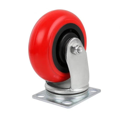 2 Pack 5 Inch Swivel Caster Wheel  Extra Heavy Duty Smooth Rolling, Polyurethane