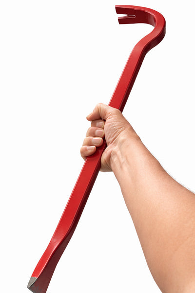 Voyager Tools 24" Nail Puller Pry Bar Heavy-Duty Construction (Red)