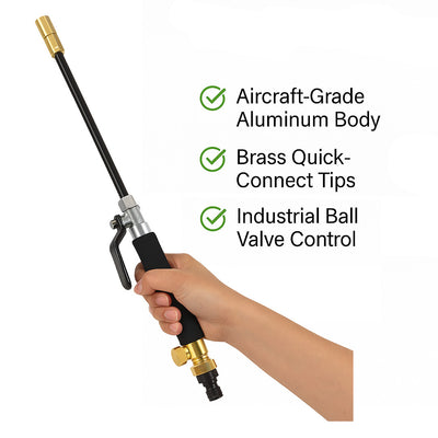 Voyager Tools Universal Power Washer Hose Wand with Adjustable Pressure Valve