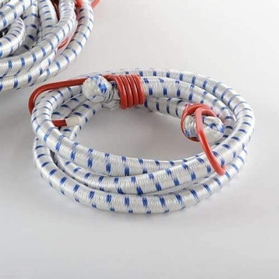 6-Pack Heavy Duty 48" Bungee Cords - 1/2-Inch Diameter Cord - Coated Steel Hooks