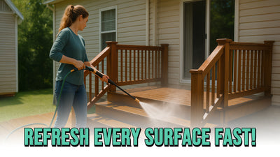 Voyager Tools Universal Power Washer Hose Wand with Adjustable Pressure Valve