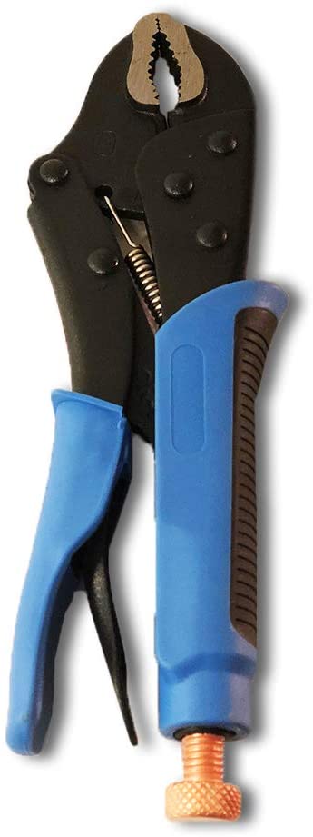 Voyager Tools 10" Locking Plier with Wire Cutter Soft Grip