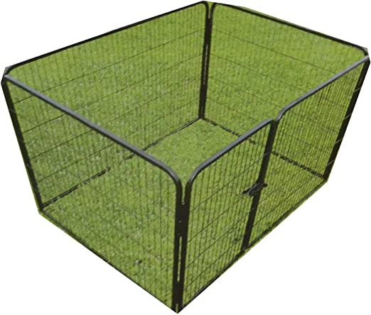 Voyager Tools Portable, Collapsible Dog Kennel & Play Pen. 48" x 36" x 30" Perfect for Any Trip