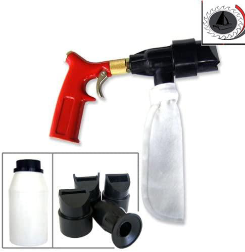 Spot Sand Blasting Gun Air Spot Blaster Kit- Closed Cycle Free Blast