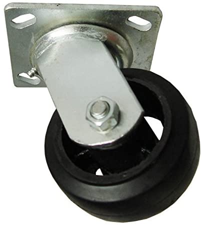 Flat Mounting 4" x 2" Swivel Head Caster Set, 4PK Wheel Set with Wide Wheel Base and Hardened Material