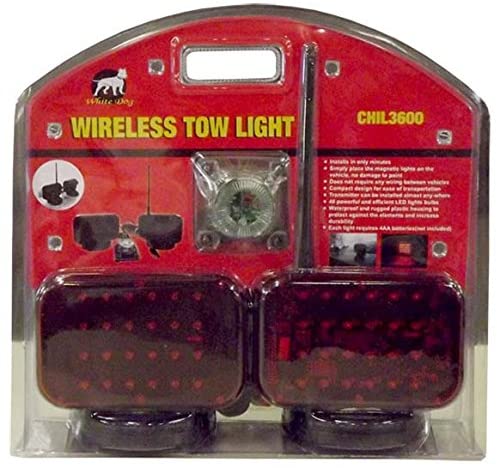 Voyager Tools Fully Wireless Magnetic Tow Lights That Ensure Legal Transport of Vehicles Or Trailers. Don't Be Left in The Dark Due to Mismatched Wires