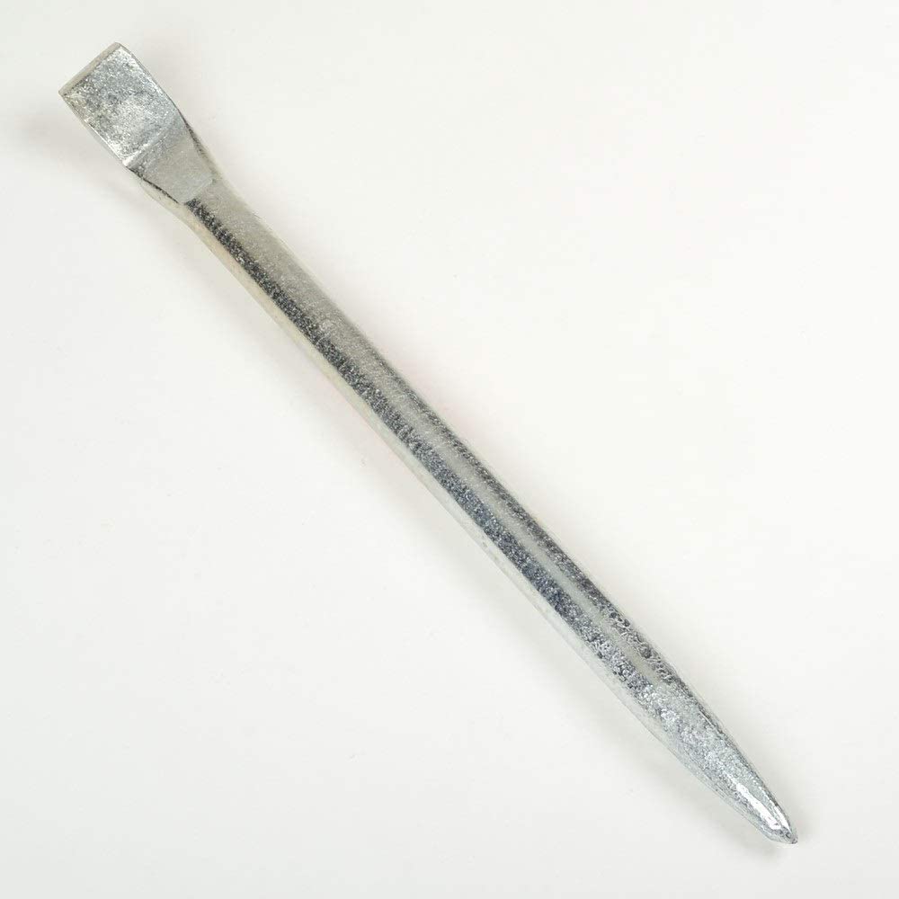 17" x 7/8" Rounded Alignment Bar Heat Treated 35-40 HRC Pry Bar