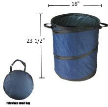Collapsible 18" x 23-Â½" Laundry Hamper, Storage Bin, Dust Bin with Easy Carry Handles