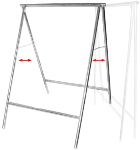 HD-Folding Table Horse Legs Saw Table Legs With Zinc Coating 2 Piece Set