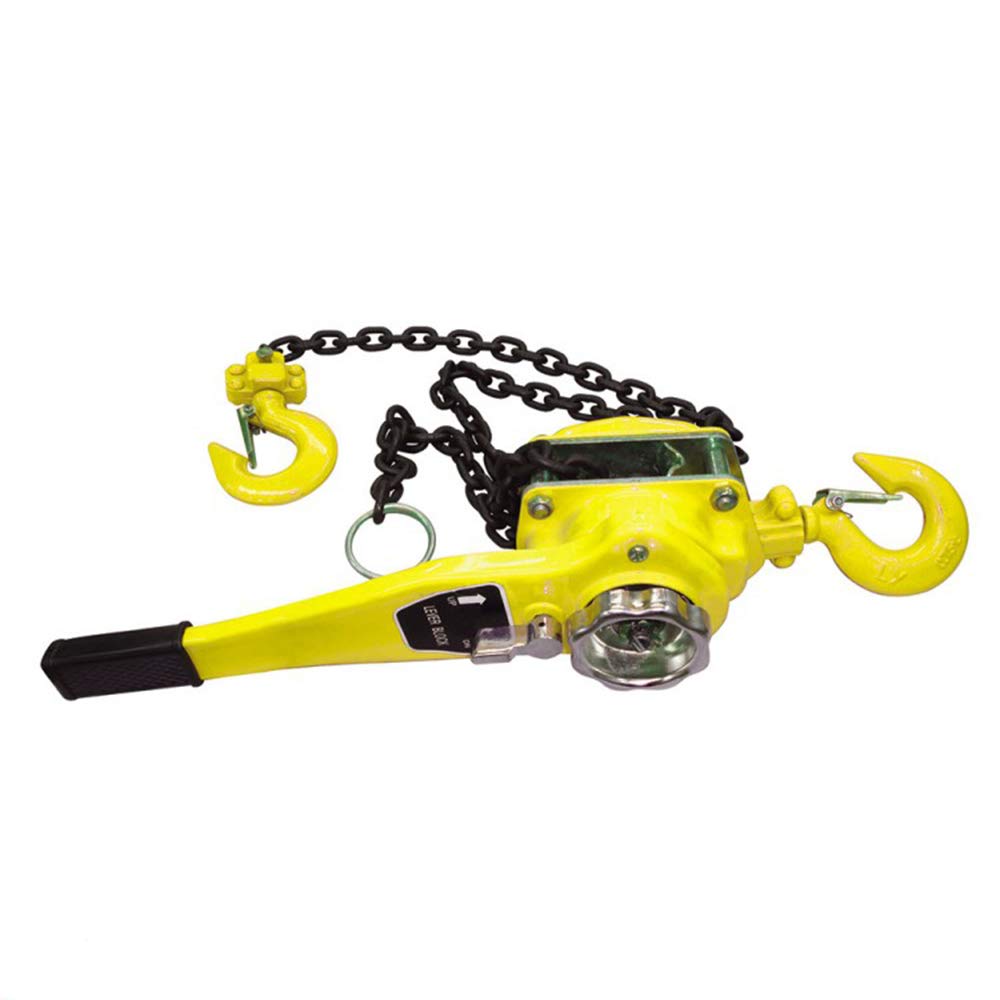 Lever Block Hoists 1-1/2 Ton, 10 Foot Lift, Chain Diameter: 5/16"(8 mm)