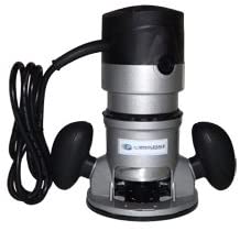 Professional Strength 2HP Fixed Base Router With Comfort Grip For Easy Maneuvering