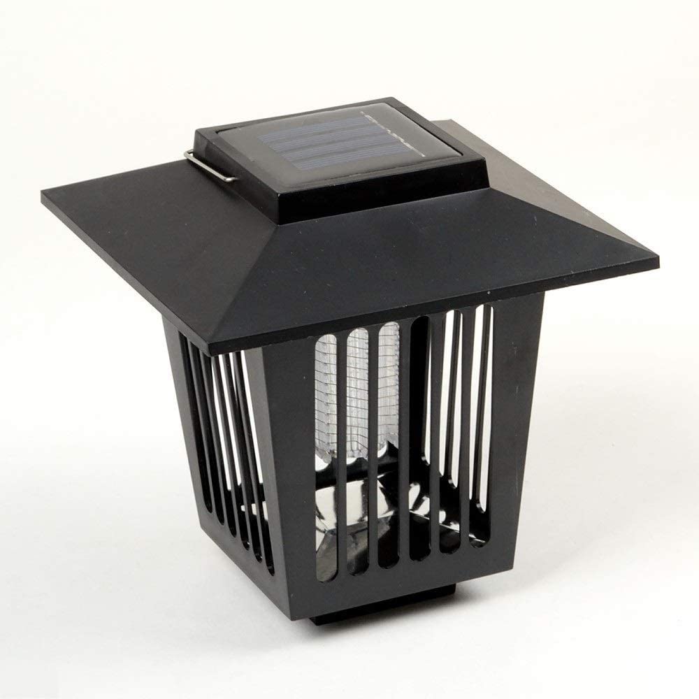 Pest Controlling Solar Powered LED Garden Light with Bug Zapper