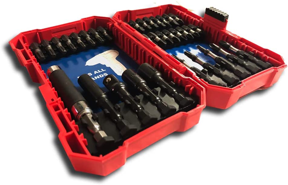 Voyager Tools 34PCS Impact Drill and Driver Bit Set