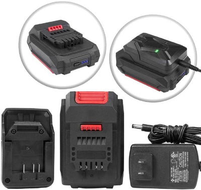 Professional Grade Cordless Pipe Cleaner Snake Auger w/Rechargeable Battery Pack