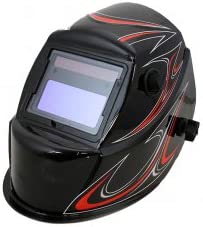 Welding Helmet Black With Red Stripes Welding Helmet