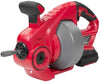Professional Grade Cordless Pipe Cleaner Snake Auger w/Rechargeable Battery Pack