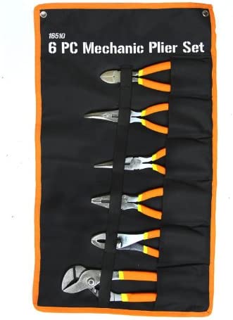 6PC MECHANICS PLIER SET