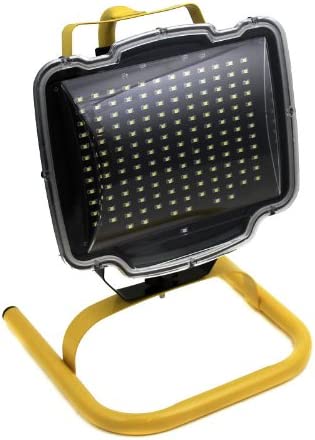 150-LED Rechargeable Cordless Work Light with Adjustable Stand | 7.4V Lithium Ion Battery