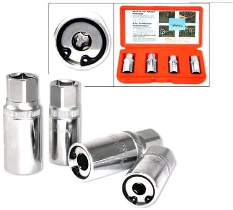 4pcs Stud Puller Set MM Studd Removal Soket set