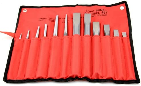12PC H/D PUNCH & CHISEL SET