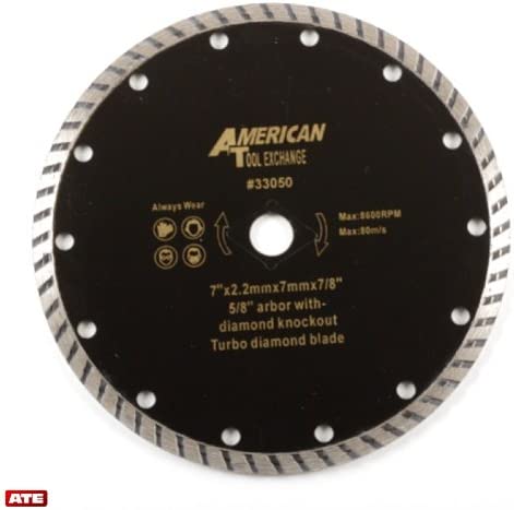 7" TURBO DIAMOND BLADE