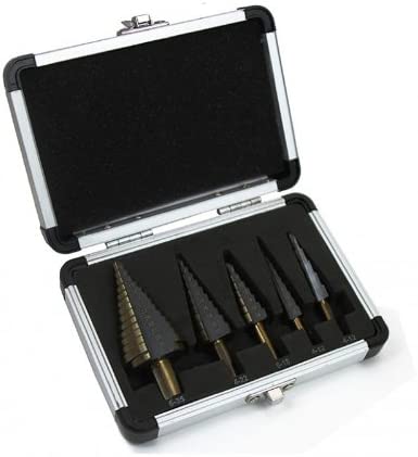 5PC SAE TITANIUM STEP BIT SET