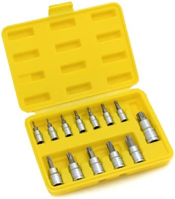 13PC TORX TAMPER PROOF SOCKET BIT SET