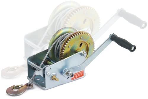 Hand Winch 2500 LB 2 Way All Purpose Ratcheting Crank Winch 2500 pounds