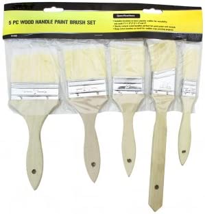 5PC Paint Brush Set Durable Paint Brushes
