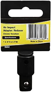 3/8"F X 1/2"M IMPACT ADAPTER/REDUCER