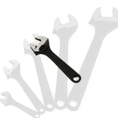 6" BLACK ADJUSTABLE WRENCH