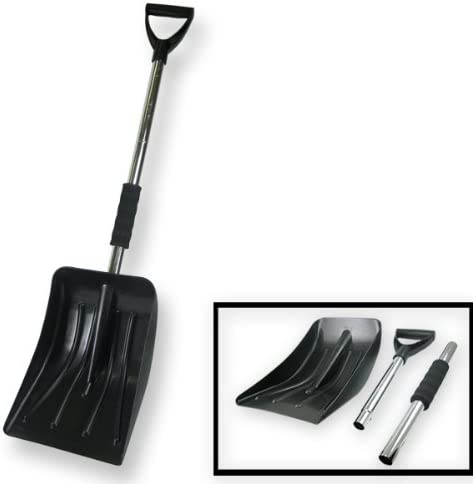Voyager Tools 3pc Auto Snow Shovel Travel Snow Shovel